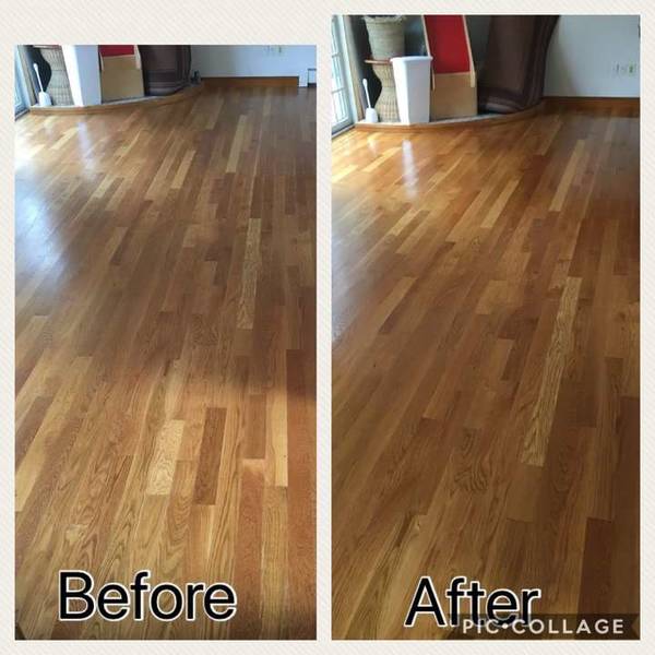 Before & After Floor Cleaning Hudson, MA (1)